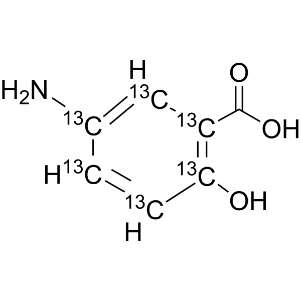 5-Aminosalicylic acid-13C6 1189709-96-3